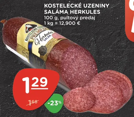 KOSTELECKÉ UZENINY SALÁMA HERKULES