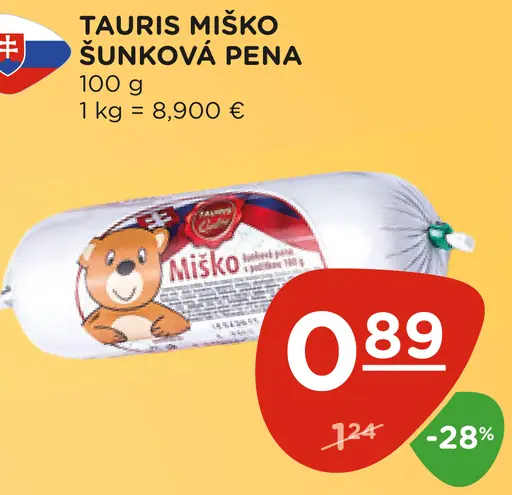 Tauris Maťko šunková pena