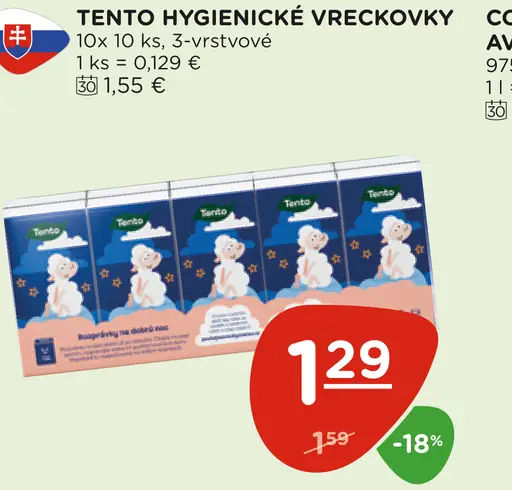 Tento hygienické vreckovky