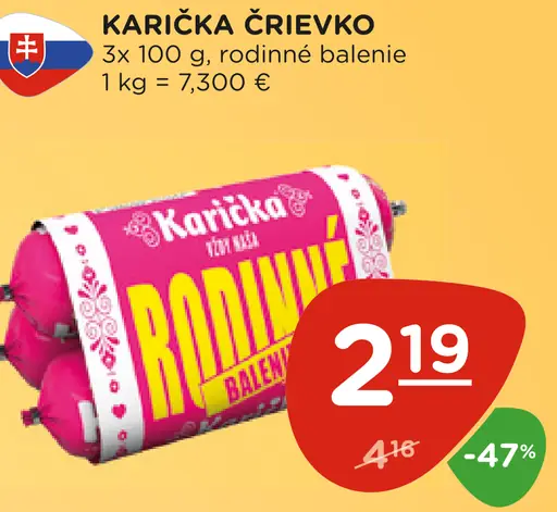 KARIČKA ČRIEVKO