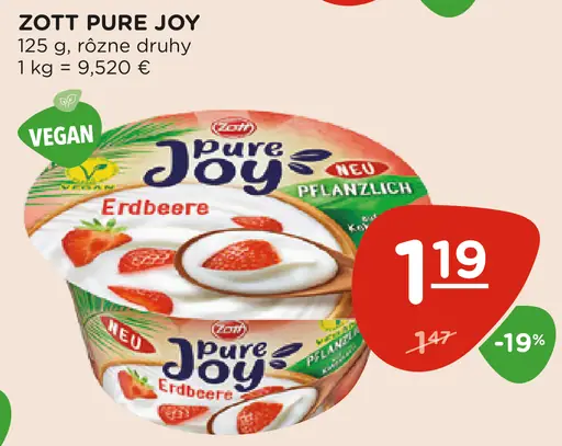 ZOTT PURE JOY Erdbeere