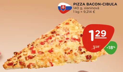 PIZZA BACON-CIBULA