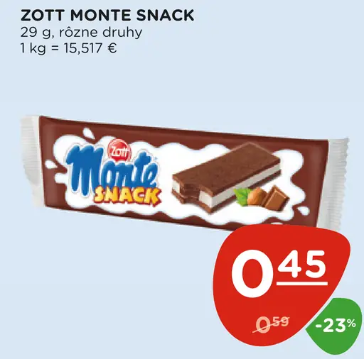 ZOTT MONTE SNACK