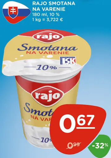 RAJO SMOTANA NA VARENIE