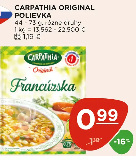 CARPATHIA ORIGINAL POLIEVKA