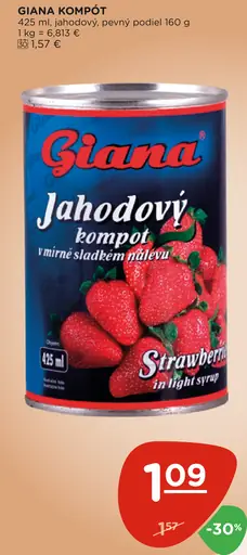 Giana Jahodový Kompót