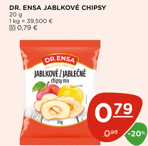 Dr. Ensa jablkové chipsy