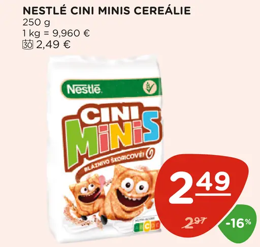 NESTLÉ CINI MINIS cereálie