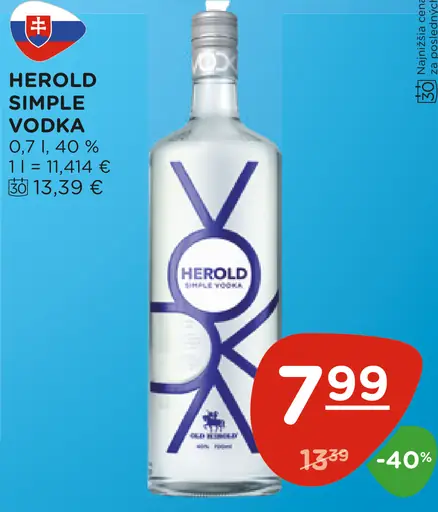 Herold Simple Vodka