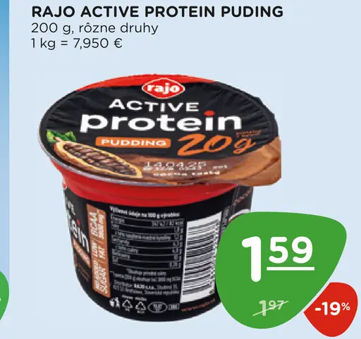 Rajo Active Protein puding