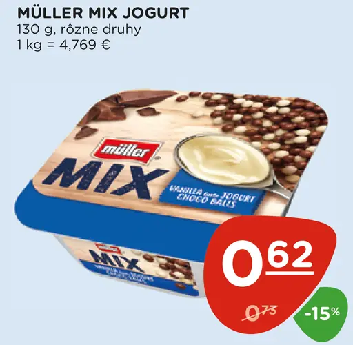 Müller Mix jogurt