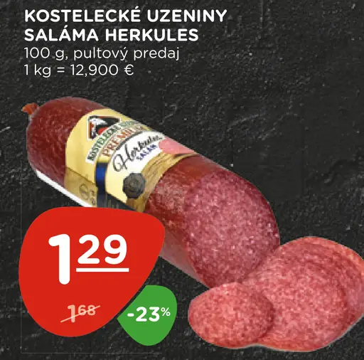 Kostelecké Uzeniny Saláma Herkules