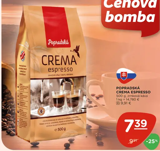 Popradská Crema Espresso