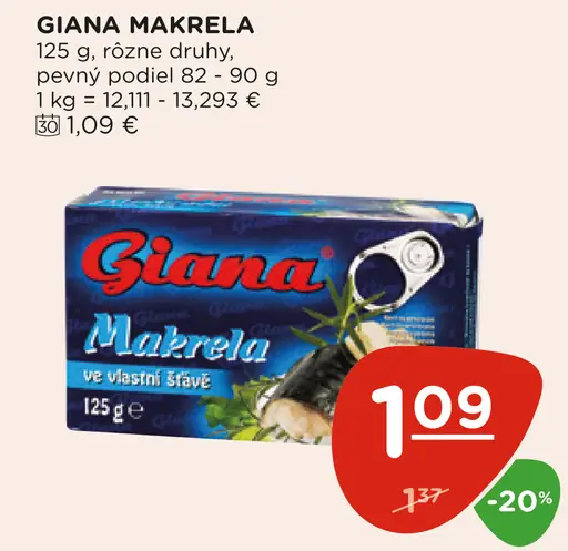 Giana Makrela vo vlastnej šťave