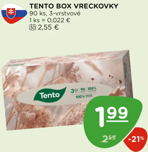 Tento Box vreckovky
