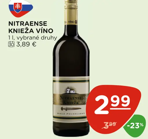 Nitraense Knieža víno
