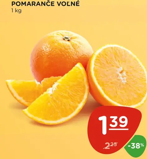 Pomaranče voľné