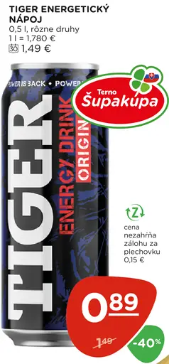 Tiger Energetický nápoj