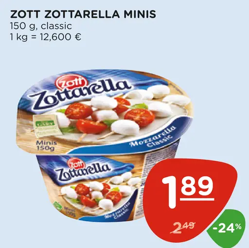 Zott Zottarella Minis