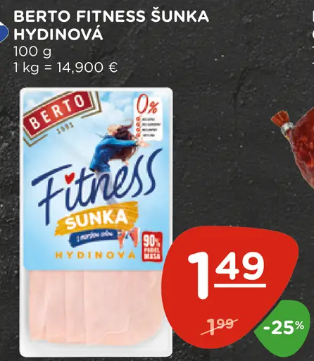 Berto Fitness šunka