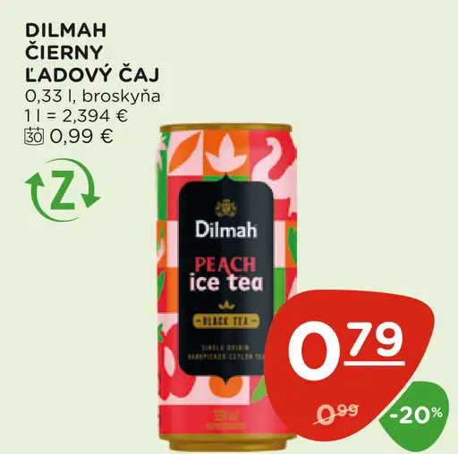 Dilmah čierny ľadový čaj