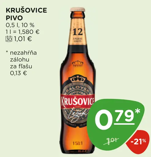 Krušovice plechovka