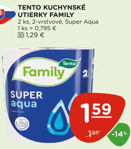 Tento kuchynské utierky Family
