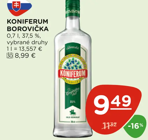 Koniferum borovička