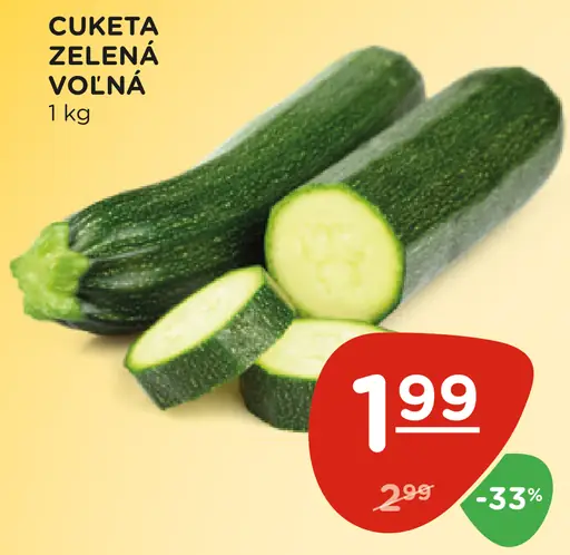 Cuketa zelená voľná