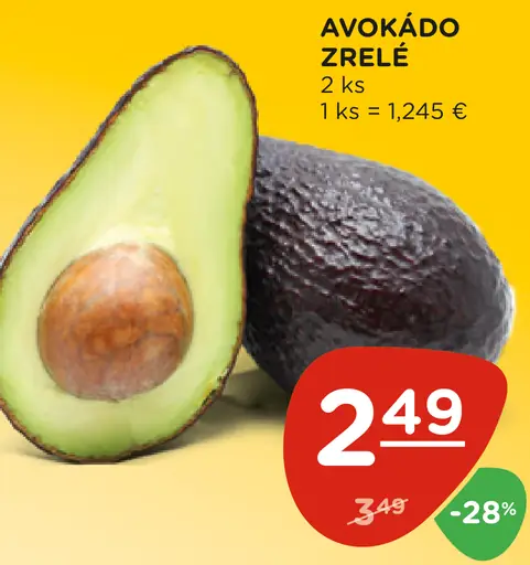 Avokádo zrelé