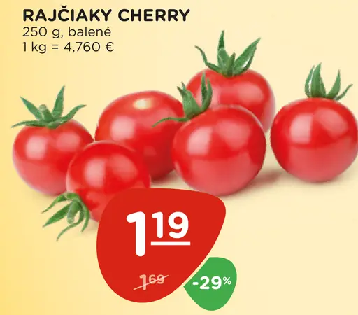 Paradajky cherry