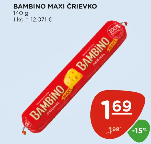 Bambino Maxi črievko