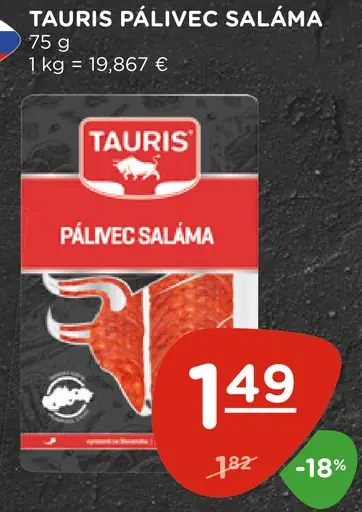 Tauris pálivec saláma
