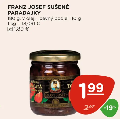 Franz Josef Sušené Paradajky
