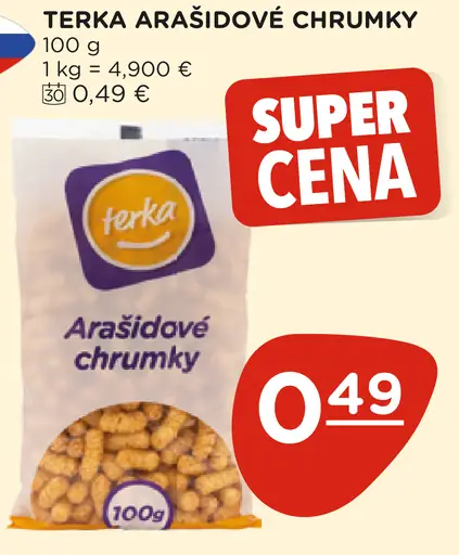 Terka arašidové chrumky