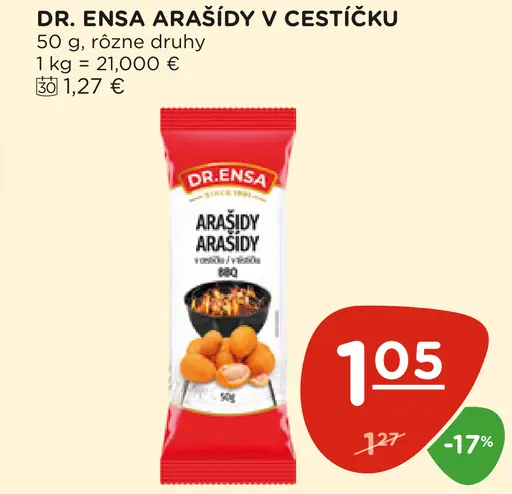 Dr. Ensa arašidy v cestíčku