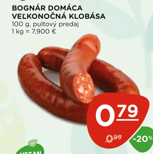 Bognár klobása domáca veľkonočná