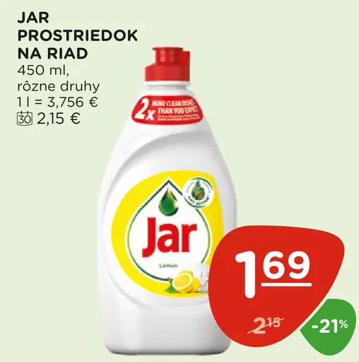 Jar prostriedok na riad