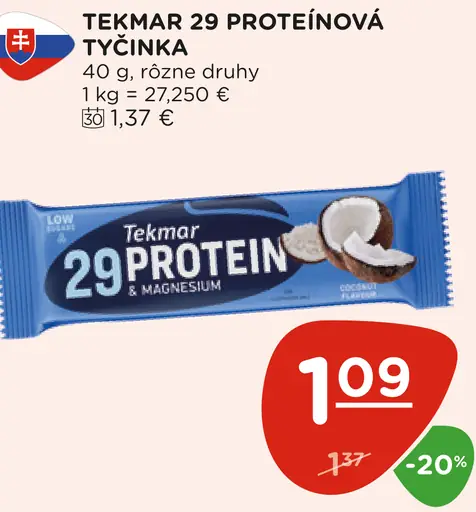 Tekmar 29 proteínová tyčinka
