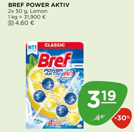 Bref Power Aktiv Lemon
