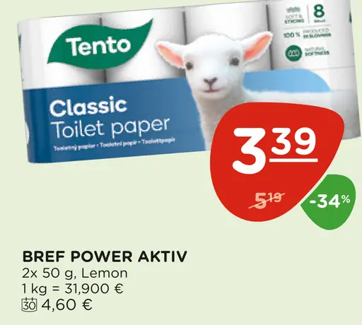 Tento Classic Toaletný papier 3-vrstvový