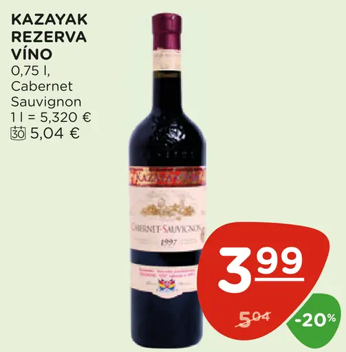 Kazayak Reserve Vino Cabernet Sauvignon