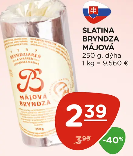 Slatina Bryndza Májová