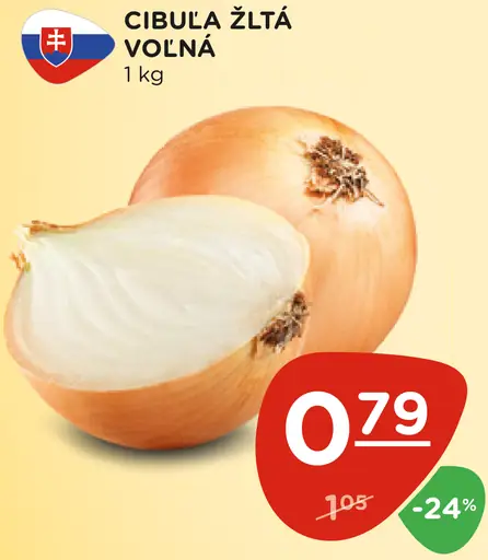 Cibuľa žltá voľná