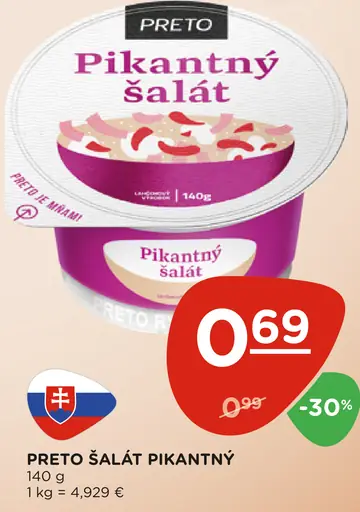 Preto šalát pikantný