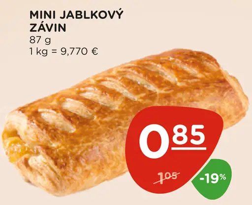 Mini jablkový závin