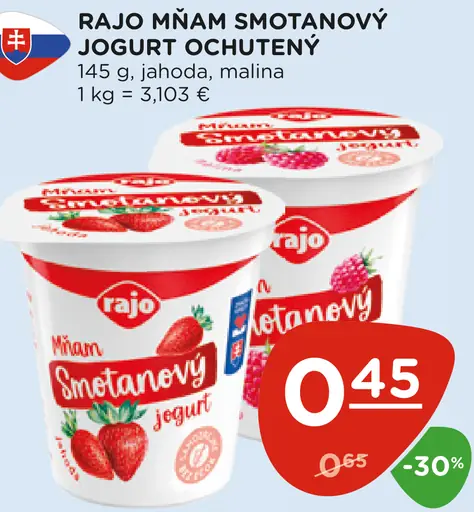 Rajo Mňam Smetanový Jogurt