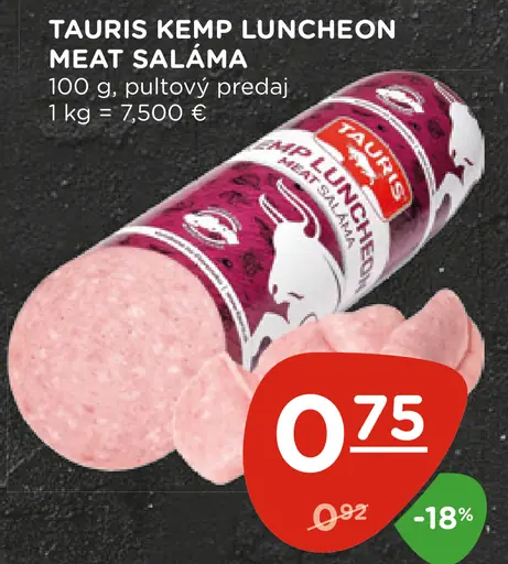 Tauris Kemp luncheon meat saláma