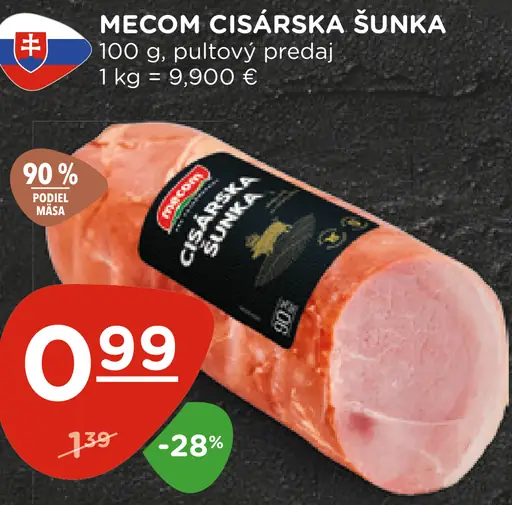 Mecom cisárska šunka