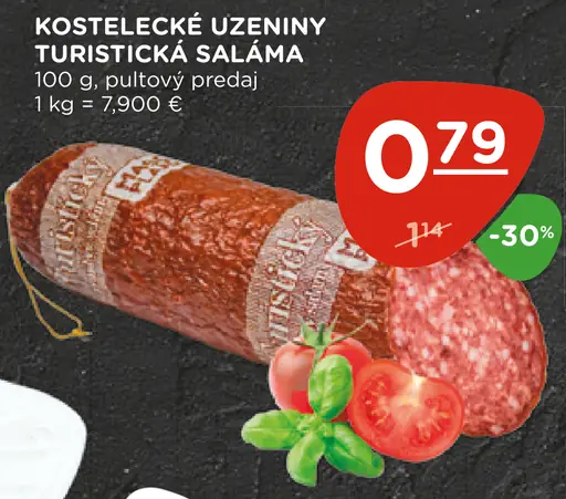 Kostelecké uzeniny turistická saláma